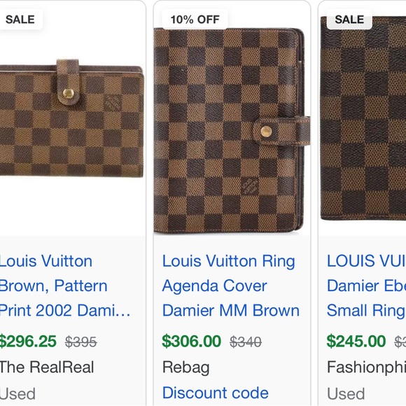 Louis Vuitton Damien Ebene Agenda - Picture 12 of 14